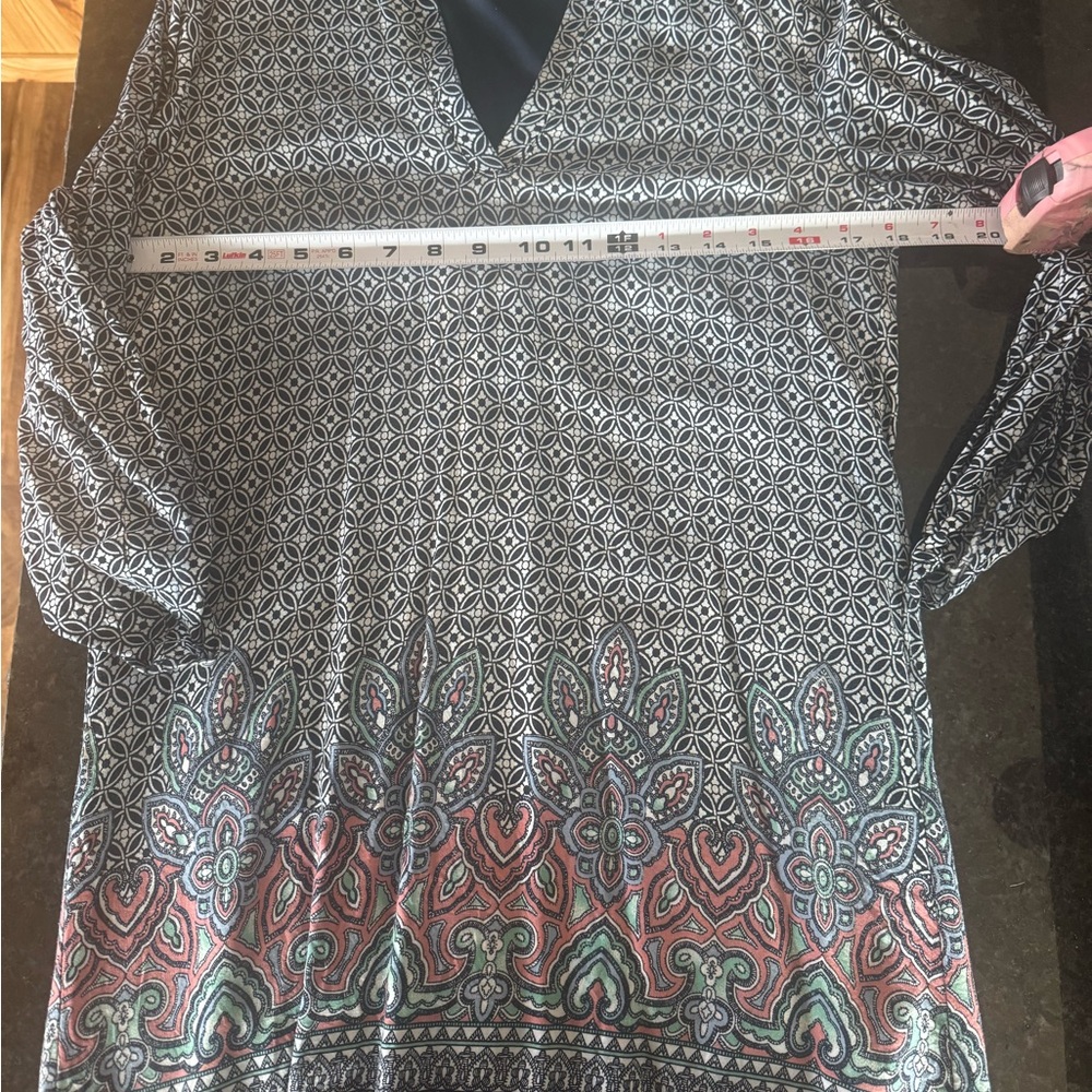Boho Chic Patterned Blouse/Dress